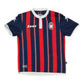 FC Crotone Home Shirt 201617 Zeus Mens Navy Red Striped Italian Football Graphic Tee – Bold Style · Trending Graphic Apparel