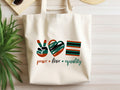 Peace Love Equality Tote Bag Equality Bag LGBT Flag Tote LGBT Support Bag Love is Love Women Tote Women Bag Justice Tote Tote Bag – Cozy Vibes · Great Gift For Fans