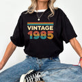 1985 Birthday Shirt 40th Birthday Gifts for Men 1985 Vintage Birthday T Shirt 40th Gift TShirt 1985 Birthday shirts 1980s retro tee Graphic Tee – Warm & Stylish · Trending Graphic Apparel