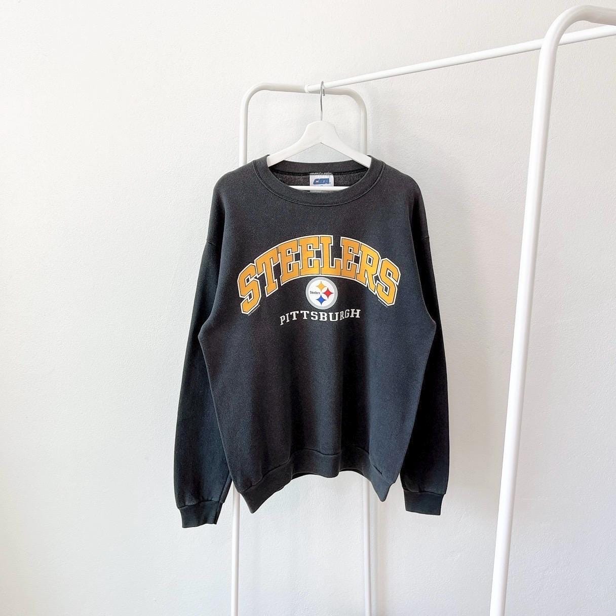 Vintage 00s Pittsburgh Steelers vintage 2000 NFL football vintage CSA black sweatshirt M Sweatshirt – Feel-Good Design · Great Gift For Fans