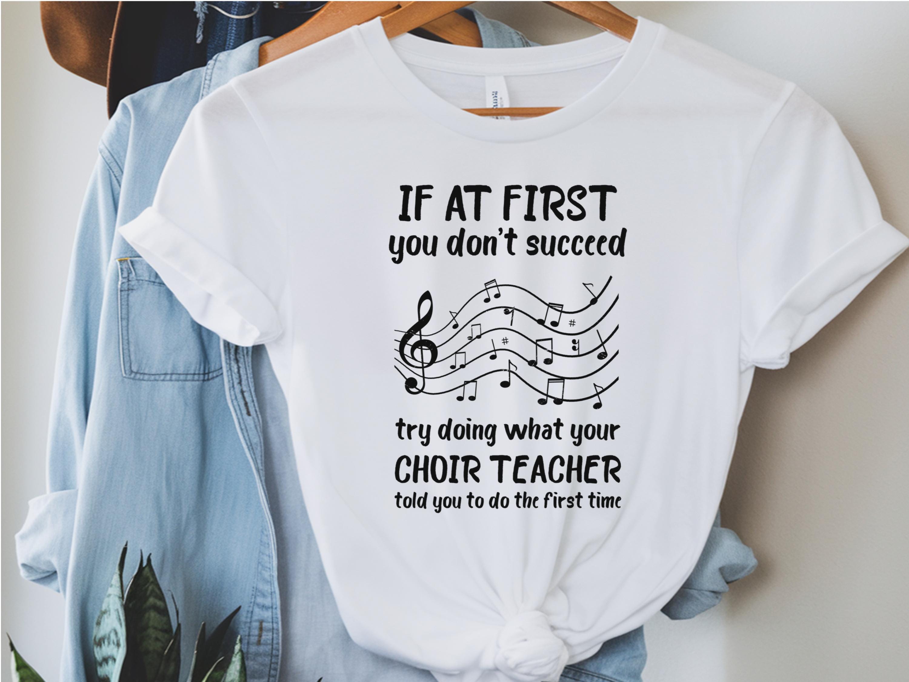 Choir Teacher Shirt Choir Teacher Gift Music Gifted Teacher Shirt Music Choir Shirt Orchestra Teacher Shirt New Music Teacher Gifts Graphic Tee – Aesthetic Look · Must-Have Style