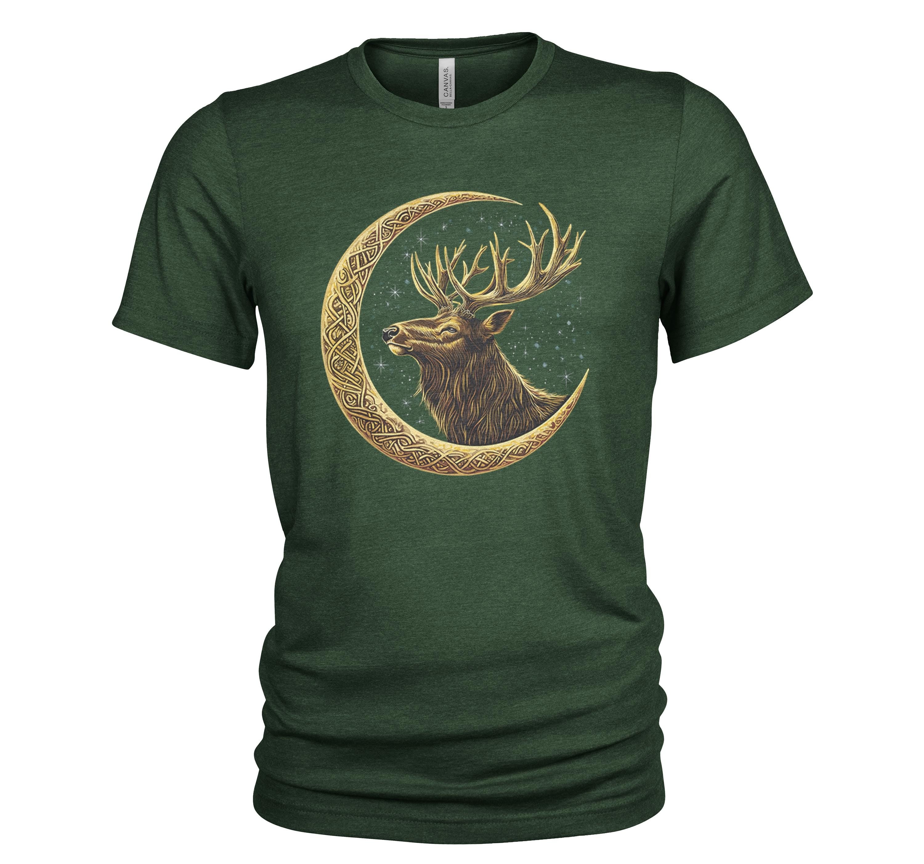 Irish Folklore Celtic Elk Unisex T Shirt Graphic Tee – Premium Graphic · Top Pick For Any Outfit