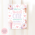 Printed 1st Birthday Sign Sweet One Birthday Foam Board Welcome Sign Girl First Birthday Sign Welcome Board Sign Birthday Party Yard SWE1 Graphic Tee – Bold Style · Must-Have Style