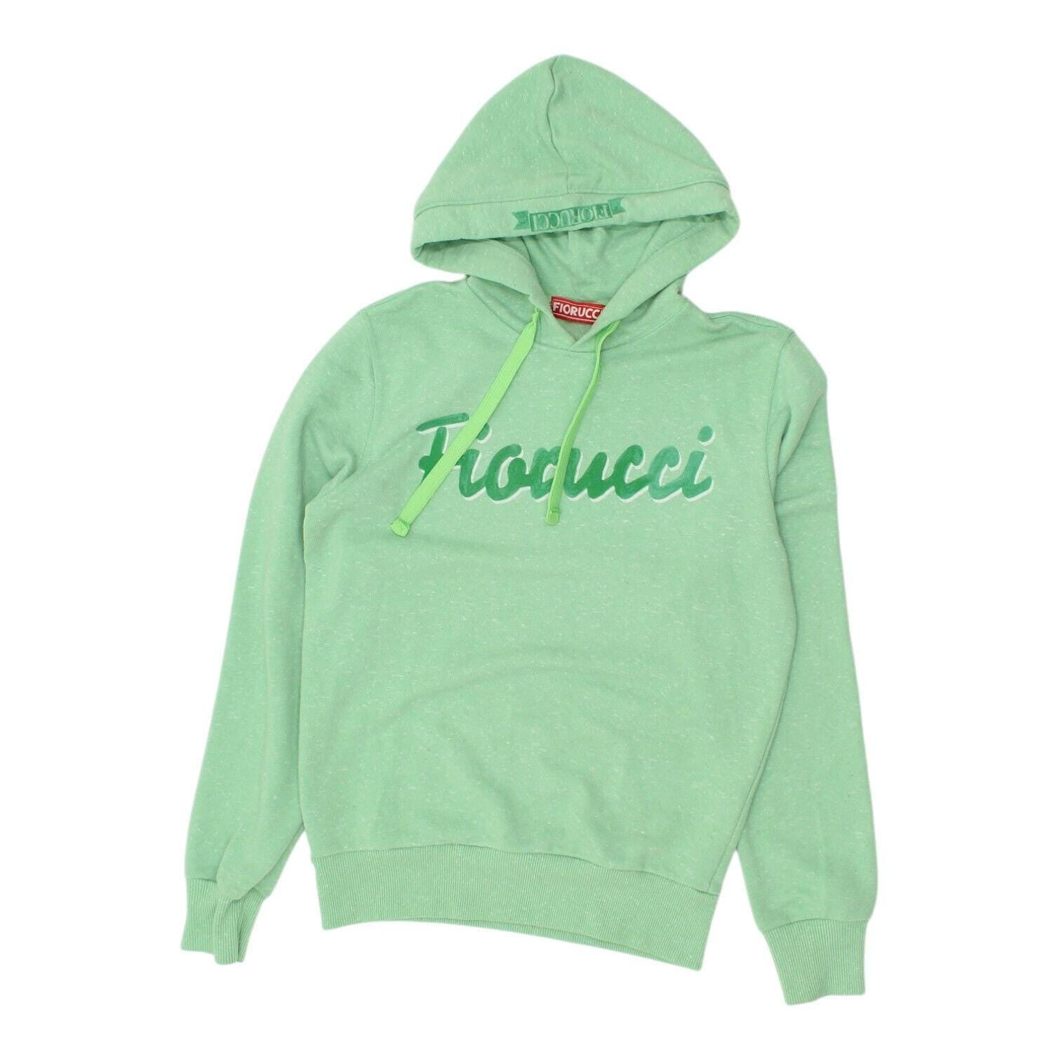 Fiorucci Womens Green Hoodie Hooded Designer Pullover Casual Sports Logo Hoody Hoodie – Premium Graphic · Top Pick For Any Outfit