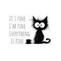Funny Cat Kiss Cut Stickers Whimsical Home Decor Laptop Stickers Gift for Cat Lovers Cute Art Stickers Graphic Tee – Easygoing Wear · Great Gift For Fans