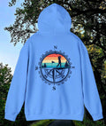 Golf Adventure Compass Hoodie Unisex Sweatshirt Golf Lover Gift Outdoor Compass Hooded Sweater Golf Compass Apparel Golfing Adventure Hoodie – Premium Graphic · Perfect For Daily Wear