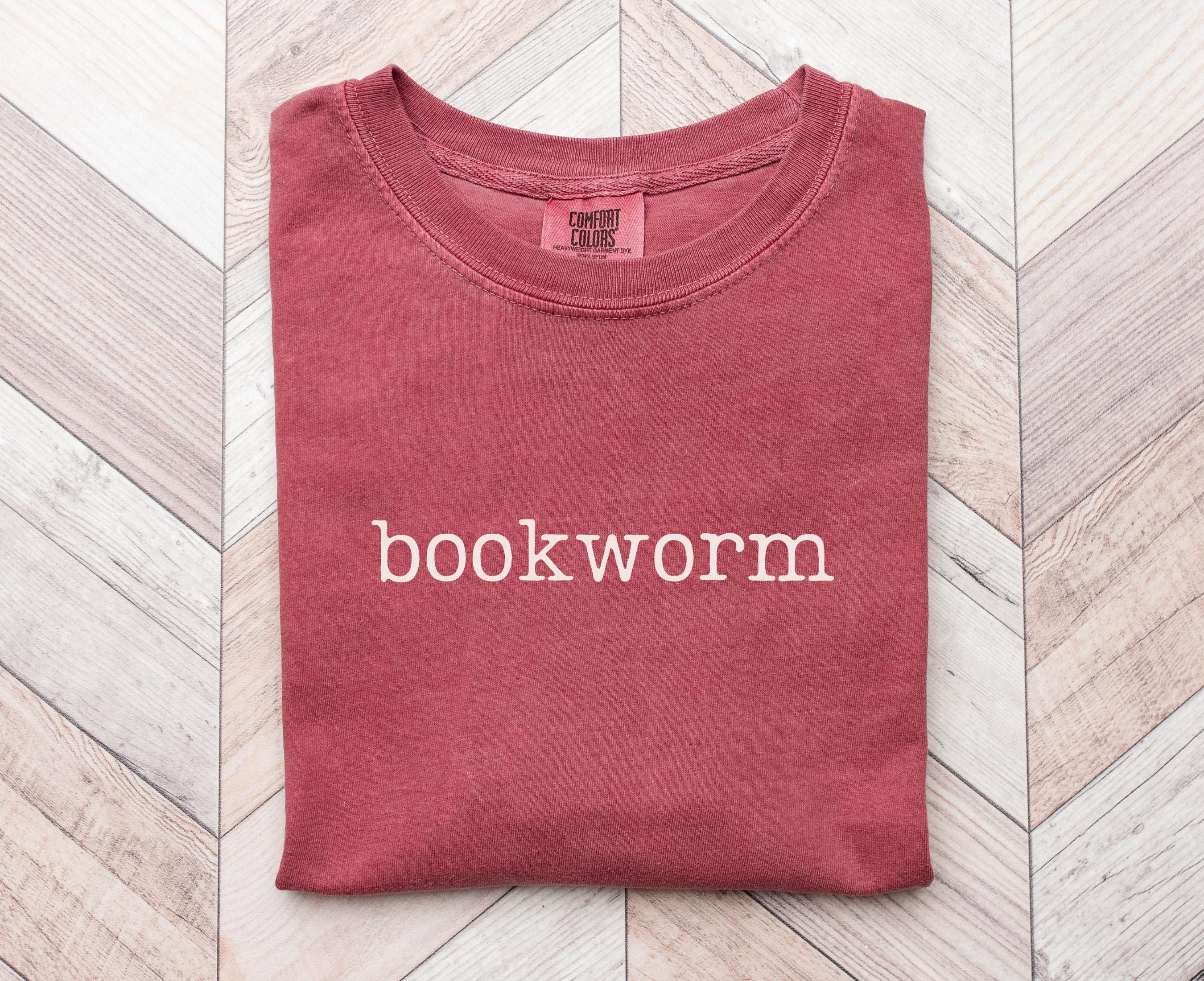 BOOKWORM Shirt Tee for Readers Bookish Minimalist Book Lover Gift Aesthetic Literary T Shirt Graphic Tee – Easygoing Wear · Great Gift For Fans