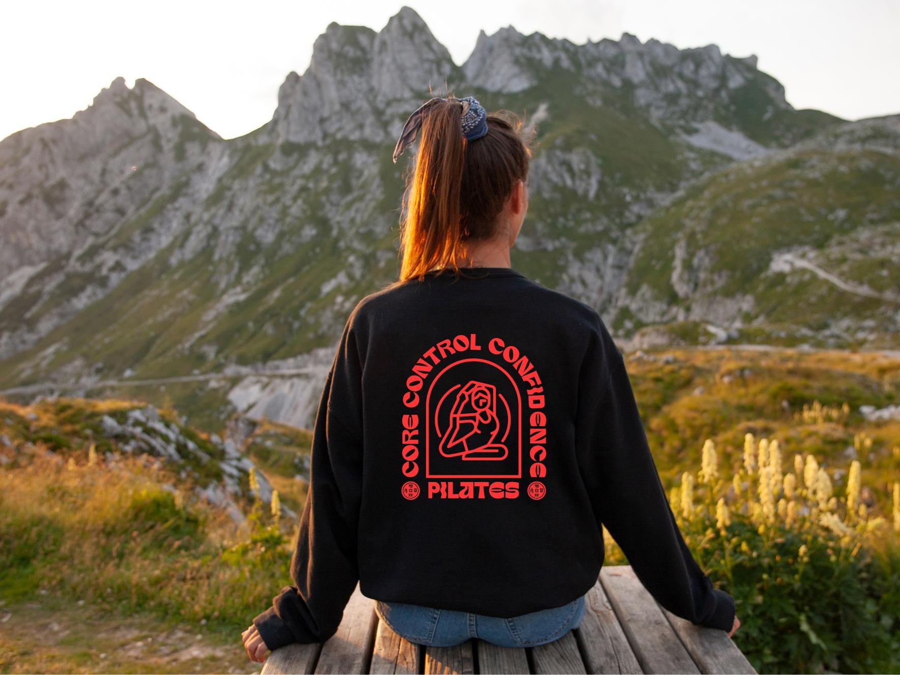 Pilates Print Sweatshirt Pilates Sweatshirt Pilates Pullover Pilates Geschenk Pilates Hoodie Sport Sweater Hoodie – Premium Graphic · Top Pick For Any Outfit