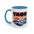 Taos New Mexico Mountain Sunset Accent Coffee Mug 11oz Nature Lover Gift Outdoor Adventure Drinkware Vibrant Ceramic Cup Graphic Tee – Soft Feel · Perfect For Daily Wear