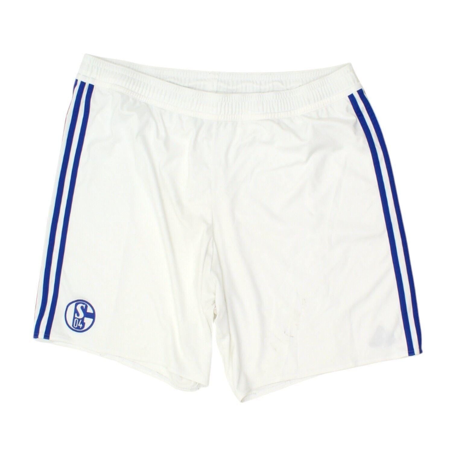 FC Schalke 04 Shorts Adidas Mens White German Football Sports Sportswear Graphic Tee – Warm & Stylish · Top Pick For Any Outfit