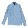 Diesel Mens Blue Shirt Button Up Long Sleeve Designer Smart Casual VTG Graphic Tee – Bold Style · High-Quality Print