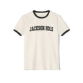 Jackson Hole Wyoming Cotton Ringer Graphic Tee Unisex Jackson Hole T Shirt Vintage Style Tee Men39sWomen39s Tee Collegiate Style Graphic Tee – Premium Graphic · High-Quality Print