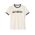 Salt Lake City Utah Cotton Ringer Graphic Tee Unisex Salt Lake City T Shirt Vintage Style Tee Men39sWomen39s Tee Collegiate Style Graphic Tee – Soft Feel · Perfect For Daily Wear
