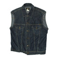 Indian Rags Sleeveless Jacket Vintage Mens Blue Denim Vest Casual Biker Graphic Tee – Everyday Comfort · Great Gift For Fans