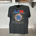 Vintage 1992 USA Olympics Shooting Team Shooting For The Gold single stitch T shirt Vintage Sports Tshirts Basketball Tshirt Graphic Tee – Easygoing Wear · High-Quality Print