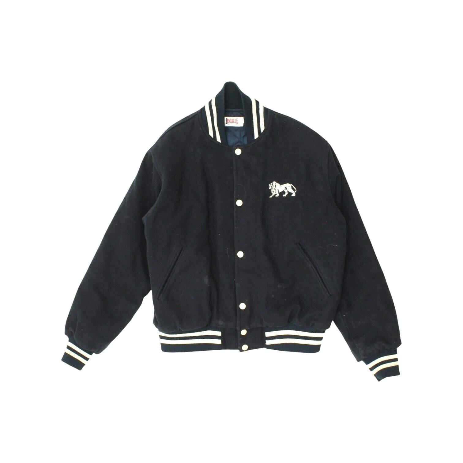 Lonsdale Quilted Bomber Jacket Vintage Mens Dark Navy Casual Boxing Designer Graphic Tee – Premium Graphic · Must-Have Style