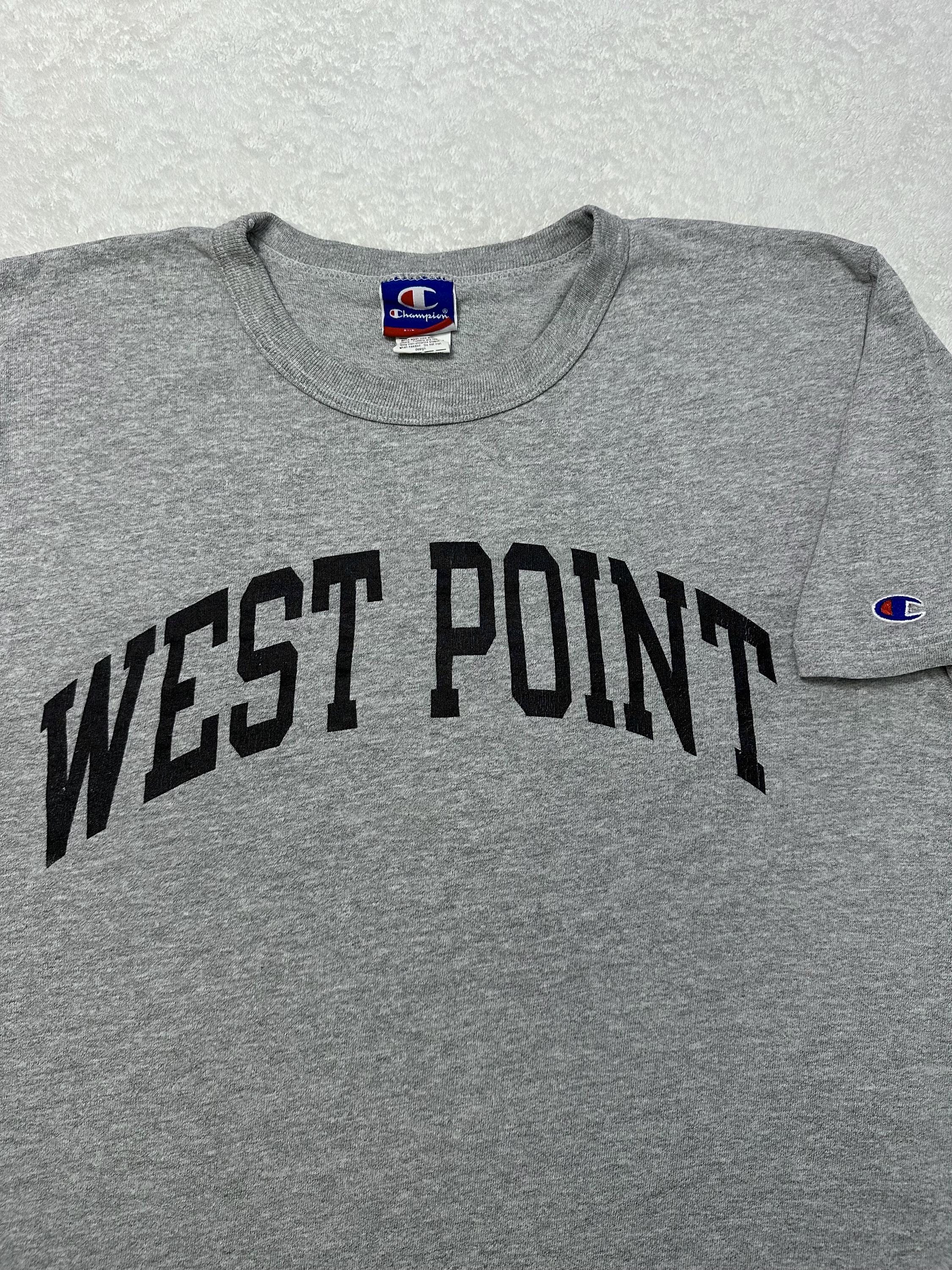 Vintage 2000s Y2K West Point Military Academy Champion T Shirt M L Barely Worn Graphic Tee – Soft Feel · High-Quality Print