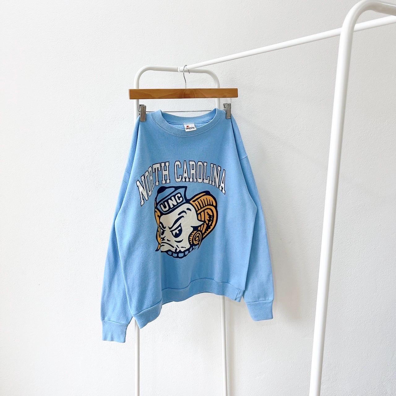 Vintage 90s North Carolina Tar Heels UNC Made in USA vintage Signal blue sweatshirt L Sweatshirt – Easygoing Wear · Great Gift For Fans