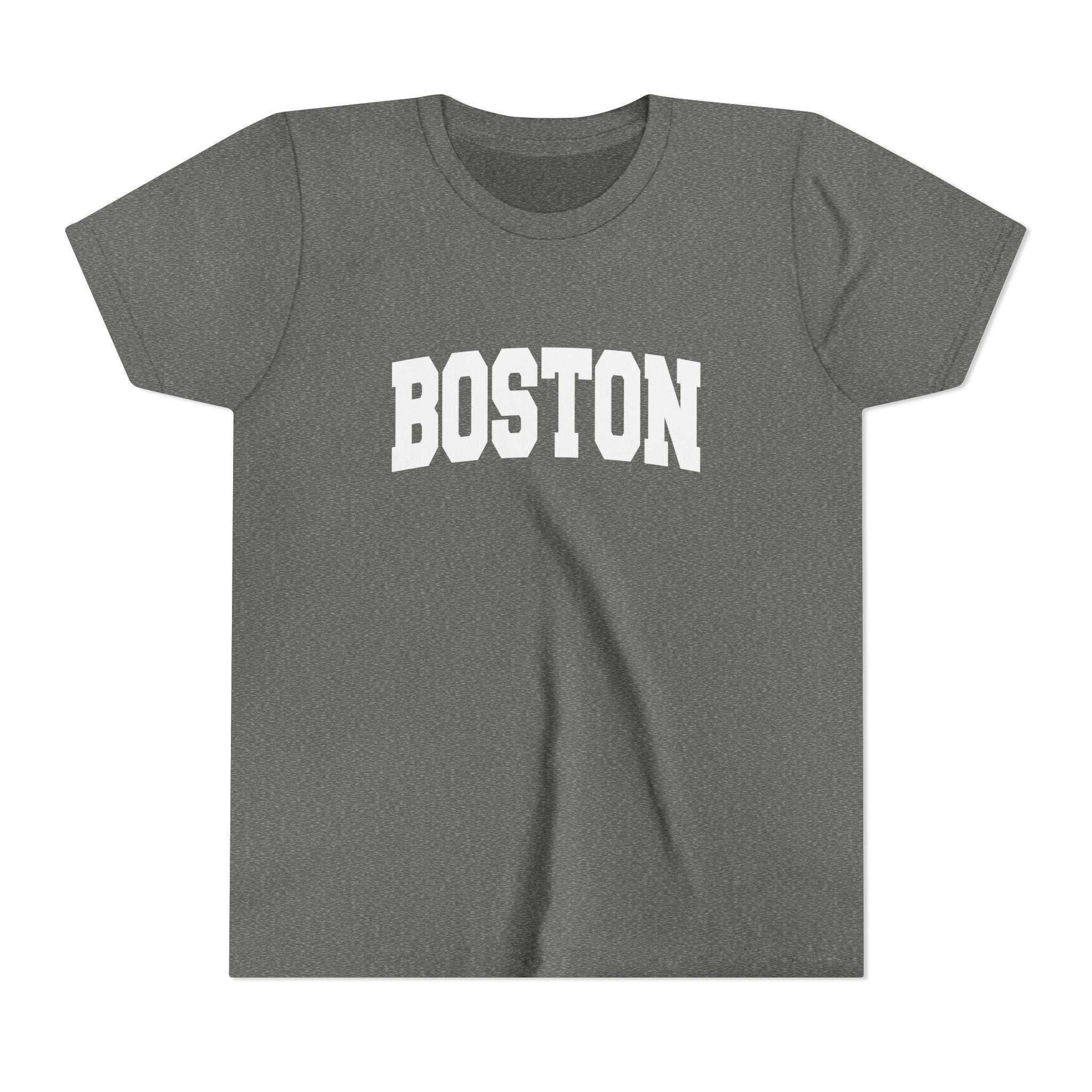 Boston Massachusetts Youth Graphic Tee Kids Boston T Shirt Graphic Tee – Soft Feel · Trending Graphic Apparel