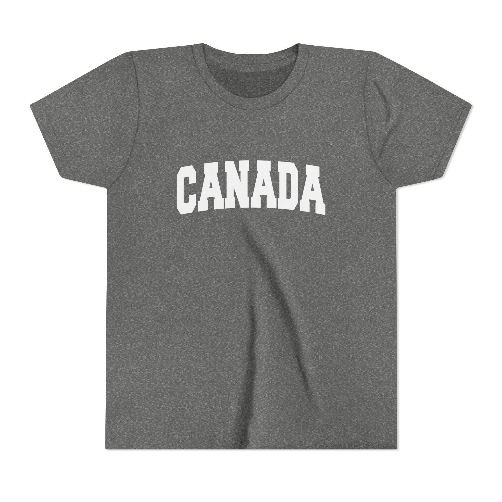 Canada Youth Graphic Tee Kids T Shirt Graphic Tee – Warm & Stylish · Great Gift For Fans