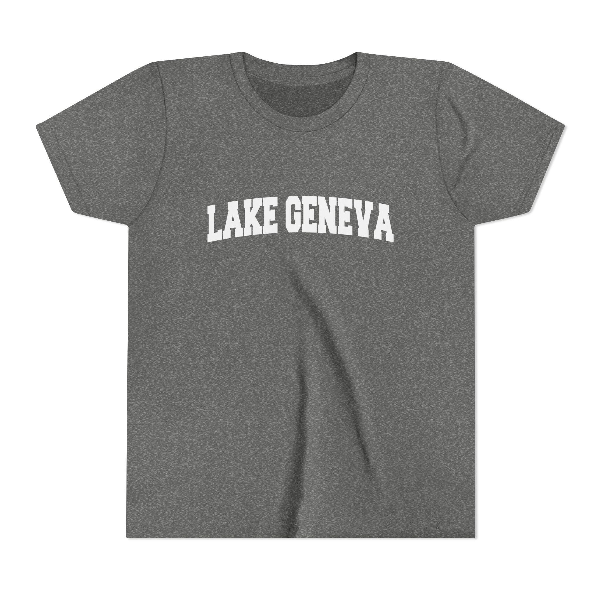 Lake Geneva Wisconsin Youth Graphic Tee Kids Lake Geneva T Shirt Graphic Tee – Feel-Good Design · High-Quality Print