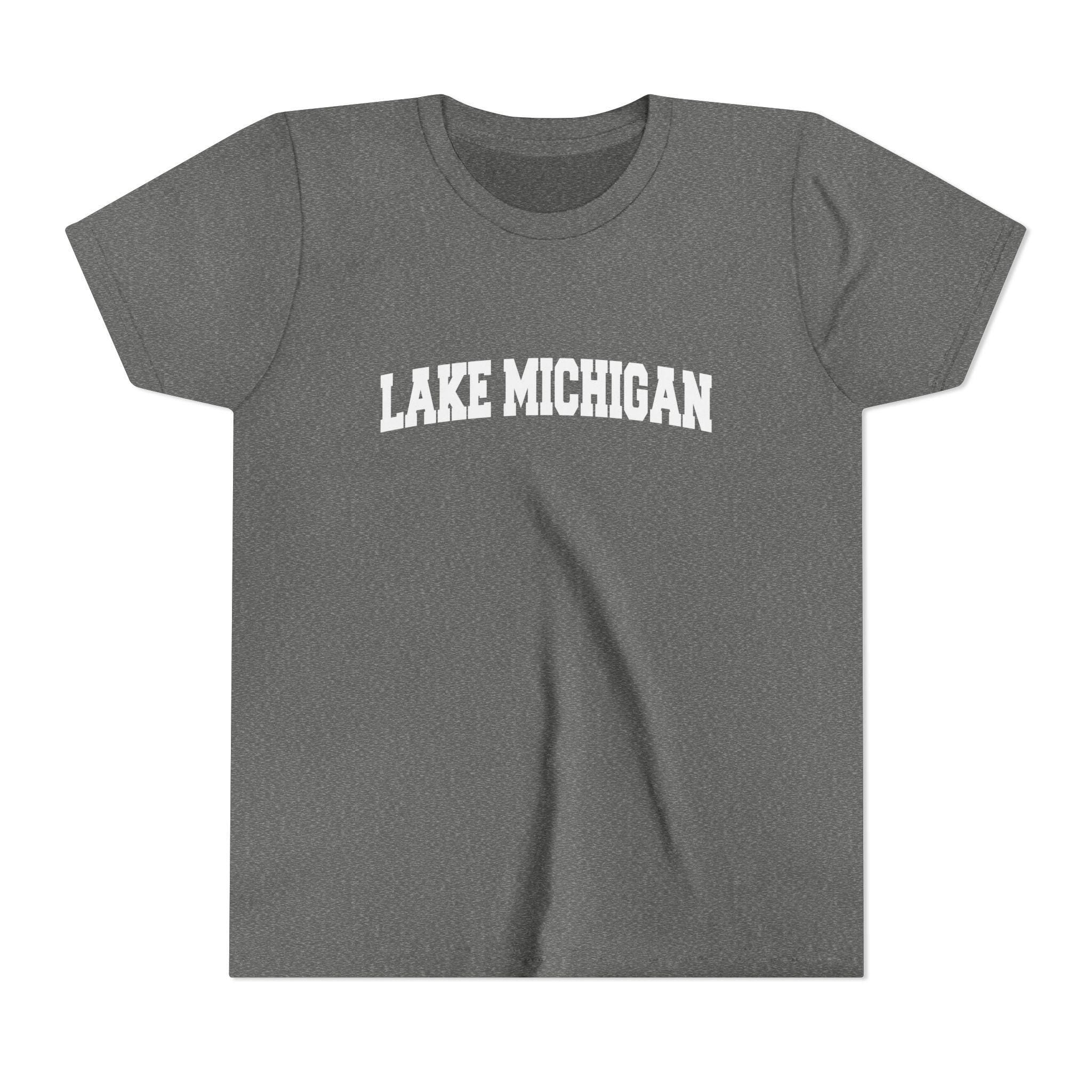 Lake Michigan Youth Graphic Tee Kids T Shirt Graphic Tee – Feel-Good Design · Perfect For Daily Wear