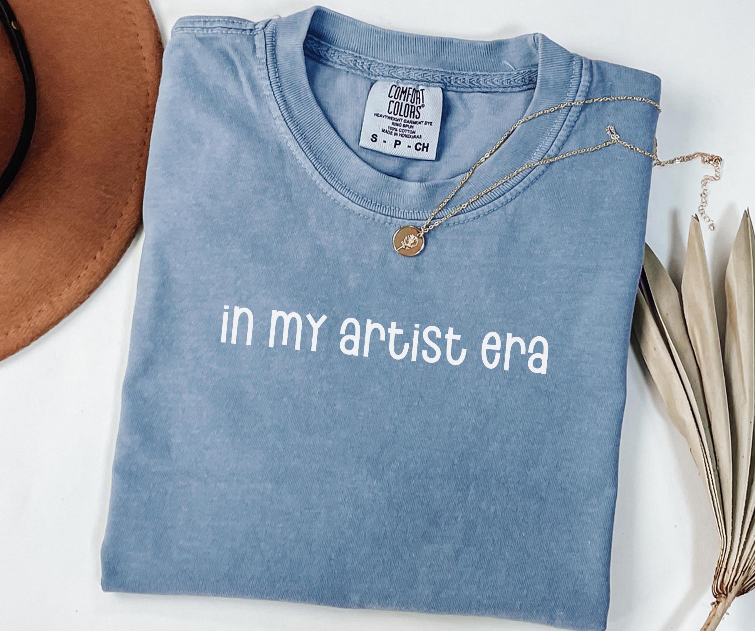 Artist Shirt In My Artist Era Tshirt Boho Graphic Tee for Crafters and Creatives Gift for Artists Graphic Tee – Aesthetic Look · Perfect For Daily Wear