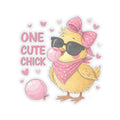 Adorable Chick Stickers One Cute Chick Sticker Chick Lover gift Perfect for Easter Kids Rooms Scrapbooking Laptop Decor Gift Giving Graphic Tee – Aesthetic Look · Top Pick For Any Outfit