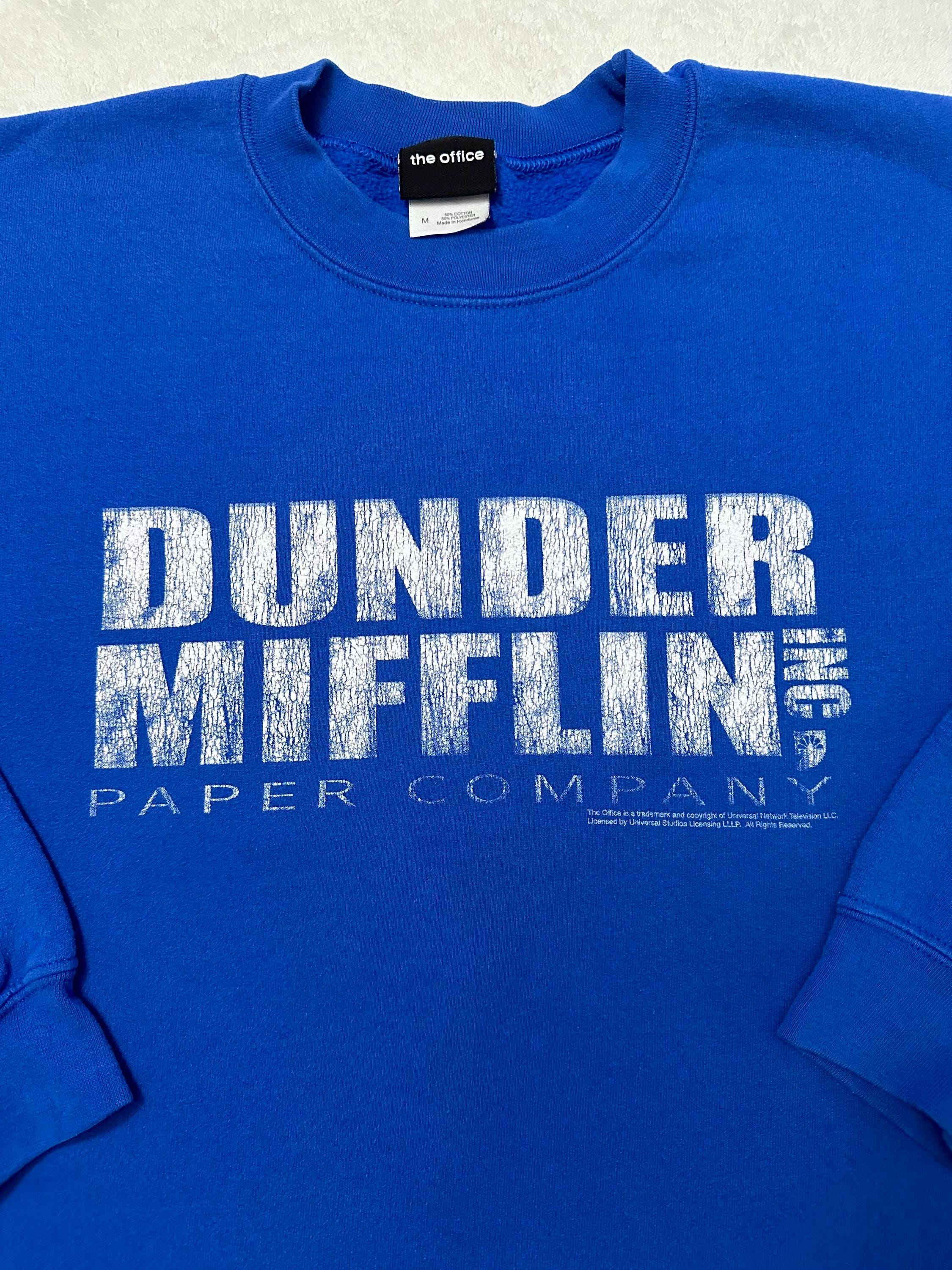 Vintage 2000s Y2K The Office Dunder Mifflin Paper Logo TV Promo Sweatshirt M L Sweatshirt – Everyday Comfort · High-Quality Print