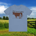 Funny Cow T Shirt 39Milk it For all it39s worth39 Tee Perfect for Farm Lovers Humorous Gift Country Vibe Animal Lover Shirt Graphic Tee – Soft Feel · High-Quality Print