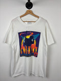 Vintage 90s Country Concert 9739 White Tee Size L Graphic Tee – Cozy Vibes · High-Quality Print