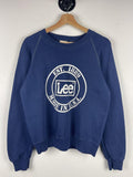 Vintage 80s Lee Made In USA Navy Crewneck Size M Graphic Tee – Feel-Good Design · High-Quality Print