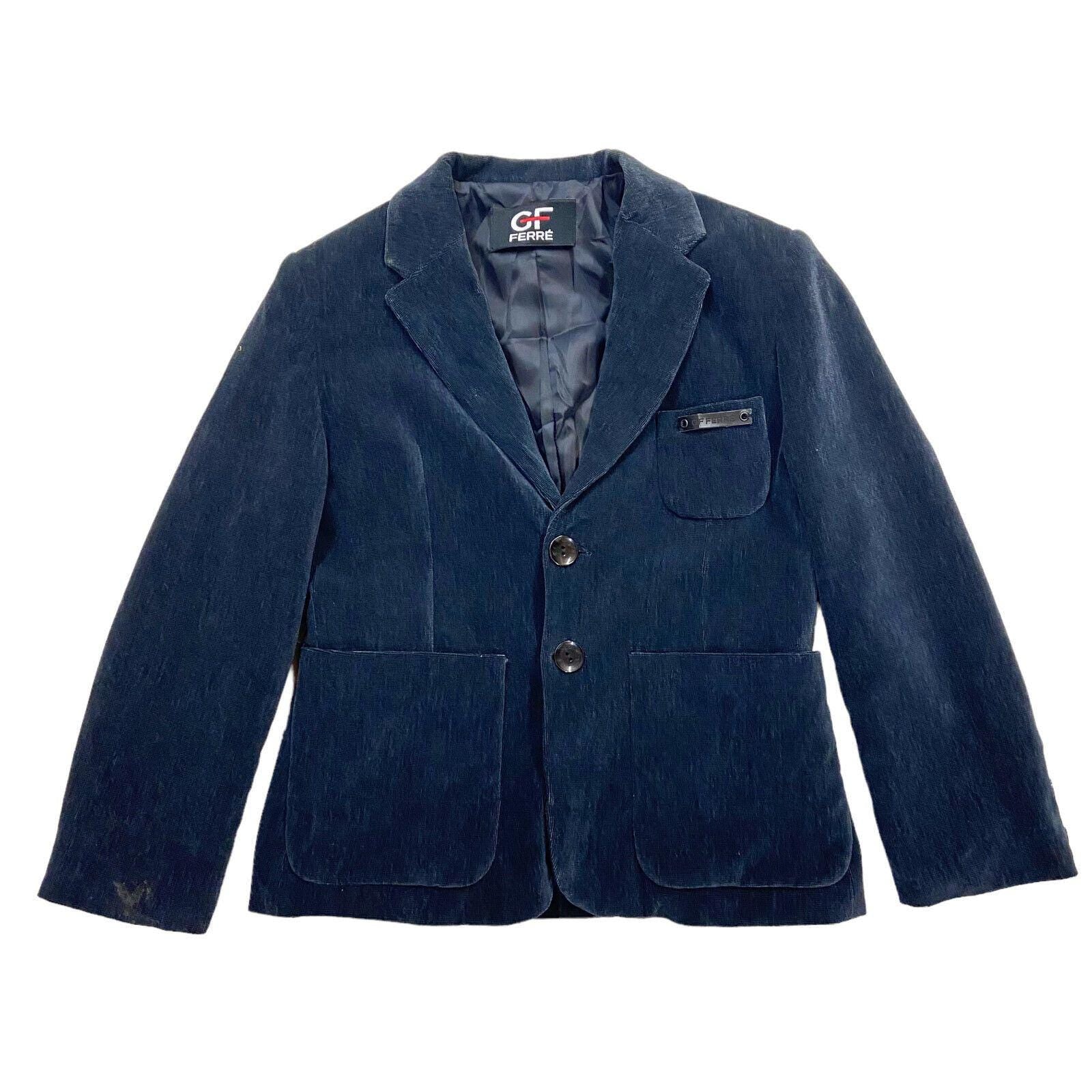 Gianfranco Ferre Kids Blazer Jacket Vintage Boys Dark Blue Velvet Designer Graphic Tee – Everyday Comfort · High-Quality Print