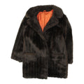 Vintage Womens Dark Brown Faux Fur Coat High End Luxury Overcoat VTG Graphic Tee – Premium Graphic · Must-Have Style