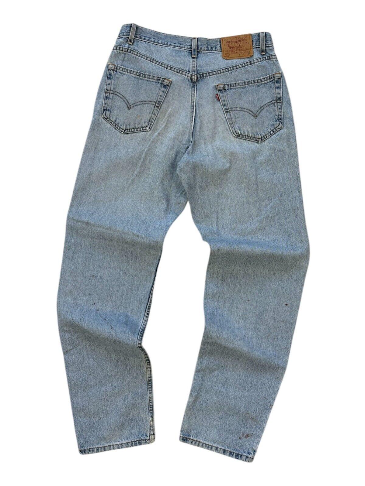 Vintage 9039s Levis 550 Light Wash Blue Denim Jeans Size 34 Graphic Tee – Soft Feel · Must-Have Style