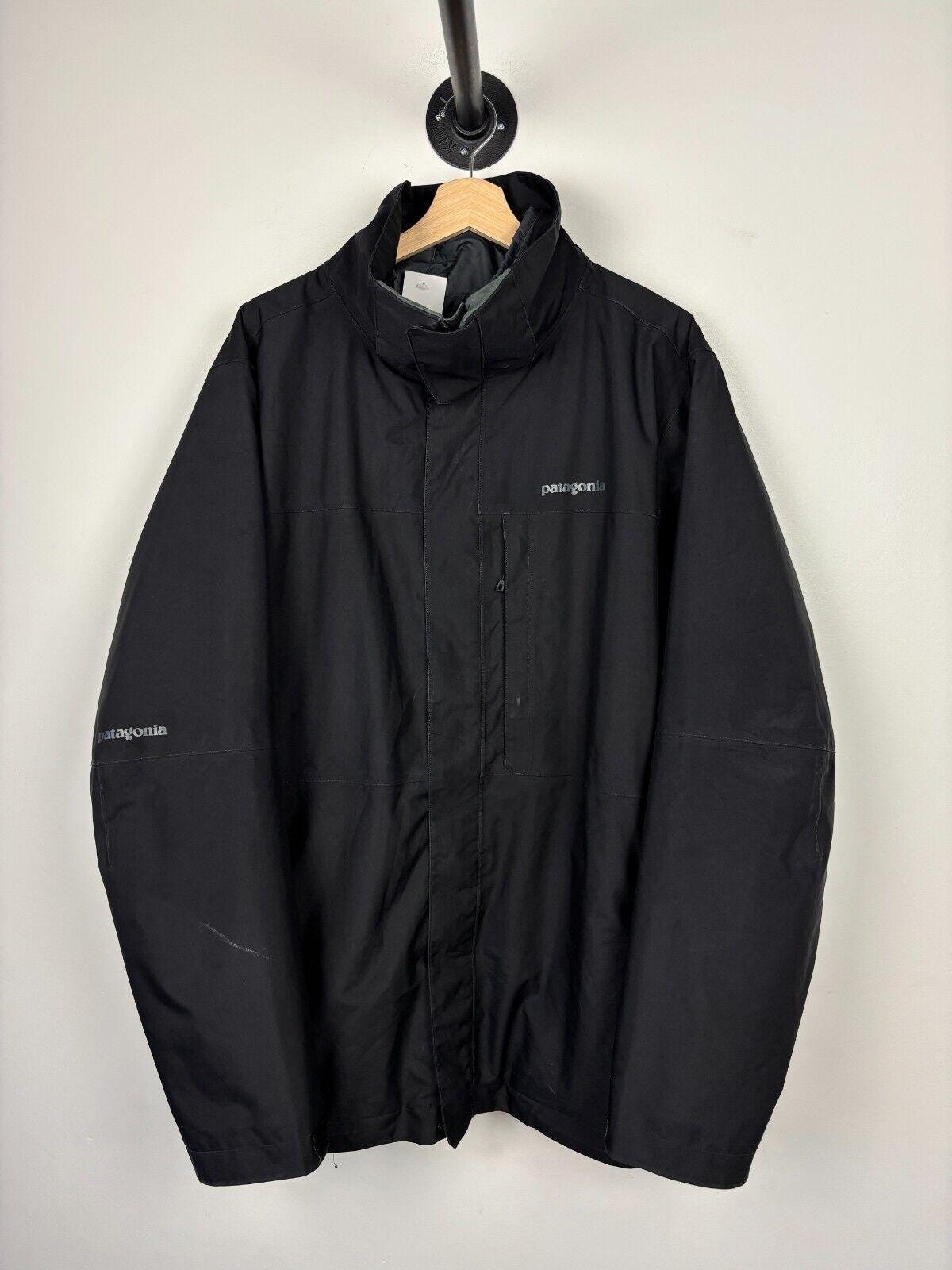 Patagonia Recco Skiing Black 2 Layer Shell Line Black Jacket Size L Graphic Tee – Warm & Stylish · Must-Have Style