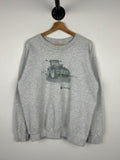 Vintage 90s John Deere Nothing Runs Like A Deere Grey Crewneck Size M Graphic Tee – Easygoing Wear · Trending Graphic Apparel