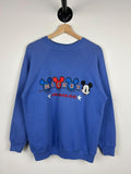 Vintage 80s Disney Mickey Mouse Blue Crewneck Size L Graphic Tee – Easygoing Wear · Trending Graphic Apparel