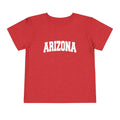 Arizona Toddler Graphic Tee Kids Arizona Vacation Shirt Collegiate Style Graphic Tee – Aesthetic Look · Trending Graphic Apparel