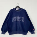 Vintage 90s Pepsi Sweatshirt Pepsi Crewneck Pepsi Sweater Pullover Carbonated Soft Drink Pepsi Embroidered Logo Blue XLarge Sweatshirt – Cozy Vibes · High-Quality Print
