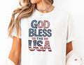 Patriotic USA Shirt God Bless the USA T Shirt for 4th of July Independence Day America Tee 4th of July Shirt Gift Idea Graphic Tee – Premium Graphic · Perfect For Daily Wear