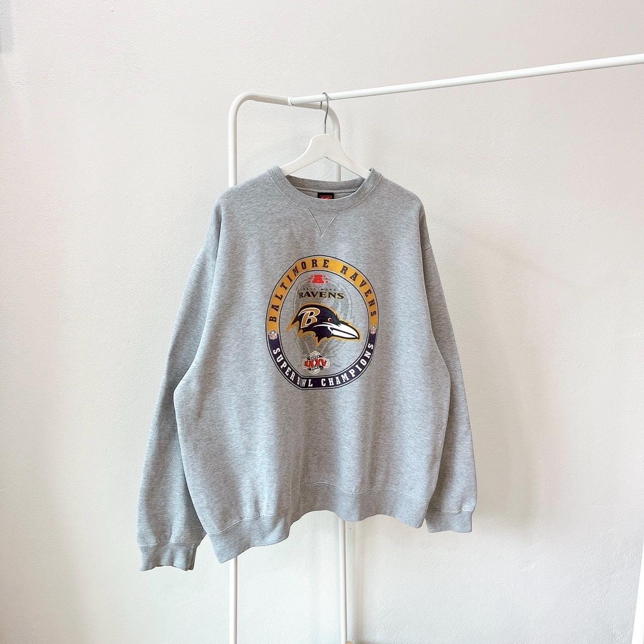 Vintage 00s Baltimore Ravens football NFL vintage Nike gray sweatshirt XL Sweatshirt – Fan Favorite · Trending Graphic Apparel