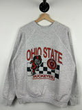 Vintage 90s Ohio State Buckeyes Grey Crewneck Size XL Graphic Tee – Aesthetic Look · Must-Have Style