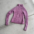 y2k fuzzy purple mockneck sweater kenzie girl vintage 200039s size m Graphic Tee – Bold Style · High-Quality Print