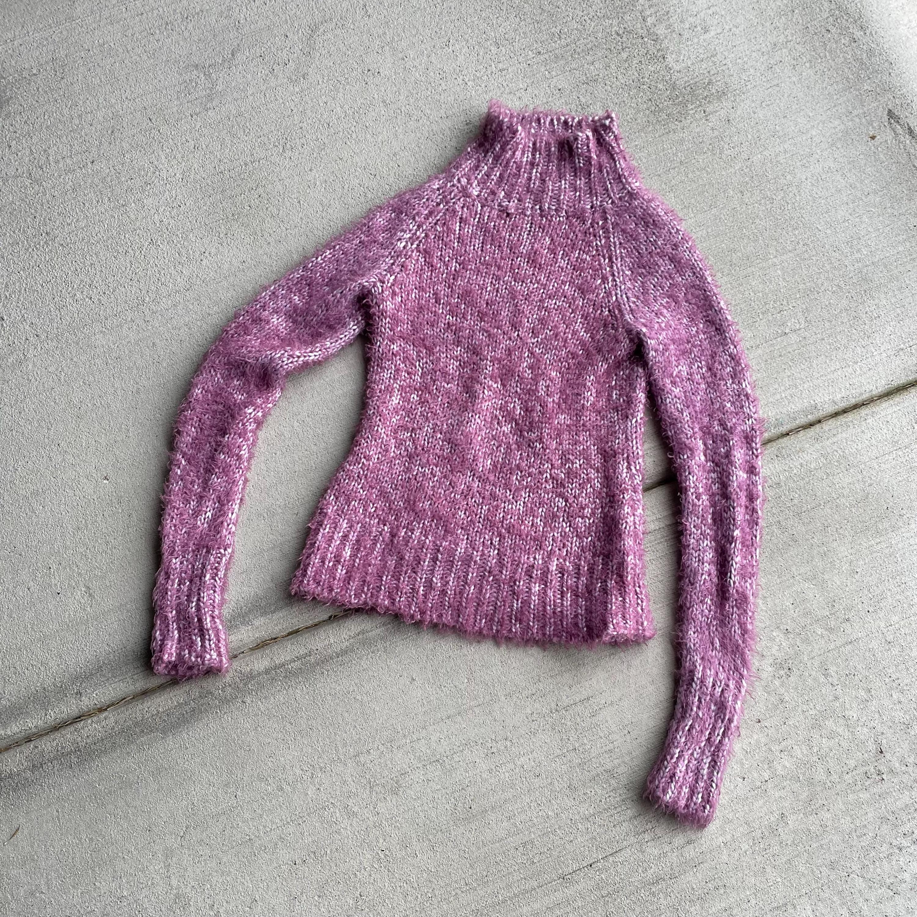 y2k fuzzy purple mockneck sweater kenzie girl vintage 200039s size m Graphic Tee – Bold Style · High-Quality Print