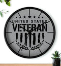 Veteran Wall Clock Honor the Brave Perfect Gift for Veterans Military Home Decor Memorial Day Patriotic Office Wall Art Military Gift Graphic Tee – Aesthetic Look · Top Pick For Any Outfit