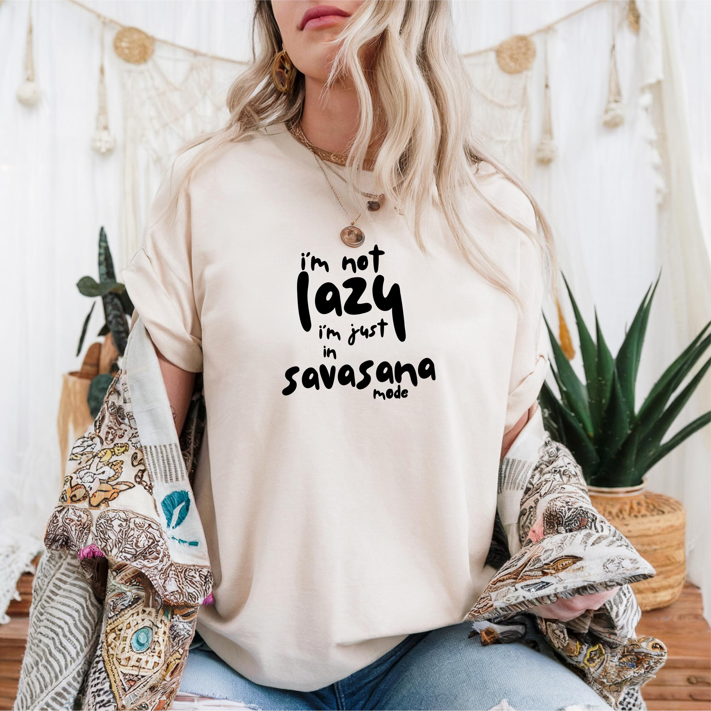 Savasana Mode T Shirt Yoga Shirt Namaste TShirt Yoga Apparel Inhale Exhale Shirt for Yoga Zen Shirt Boho Yoga Shirt Graphic Tee – Everyday Comfort · Perfect For Daily Wear