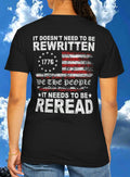 Patriotic Tee 1776 We the People Top Independence Day Gifts Casual Wear History Lovers Freedom Celebrations USA Gift Graphic Tee – Cozy Vibes · Perfect For Daily Wear