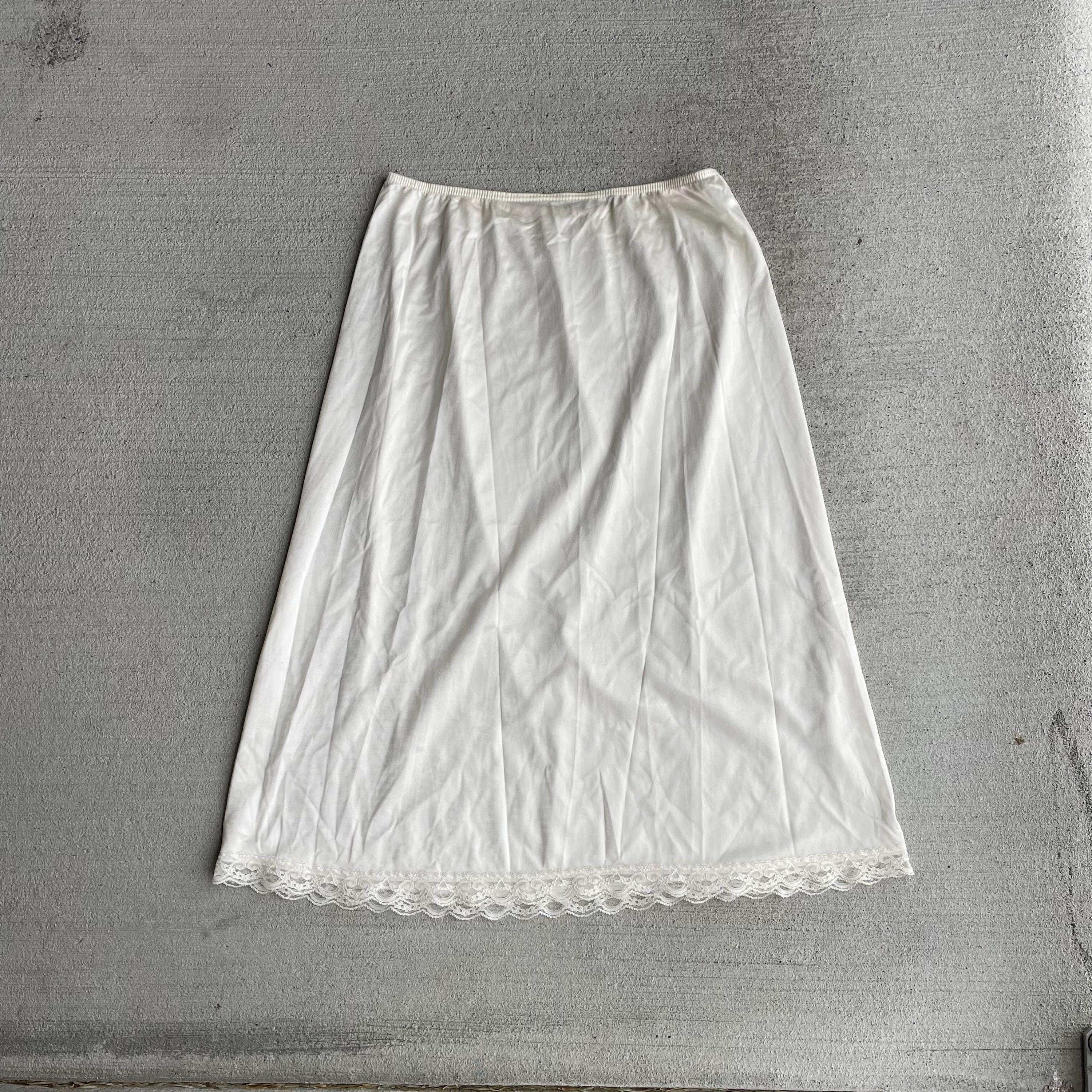 80s vintage cream satin silky slip skirt with lace details size sm Graphic Tee – Everyday Comfort · Top Pick For Any Outfit