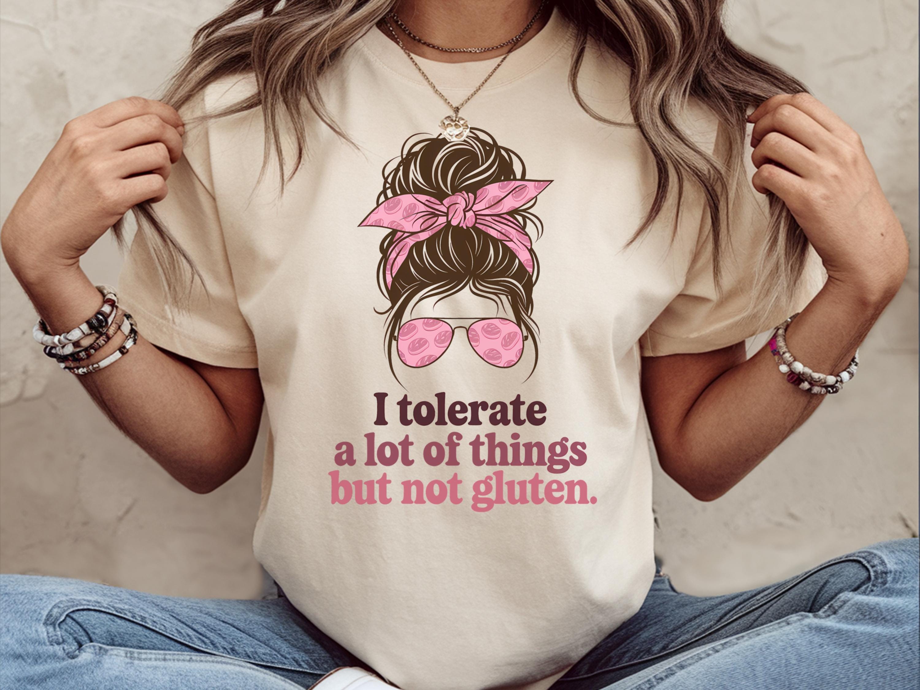 I Tolerate A Lot Of Things But Not Gluten Shirt Funny Gluten Intolerance Shirt Celiac Disease Awareness Shirt Gluten Intolerance Shirt Graphic Tee – Fan Favorite · Trending Graphic Apparel